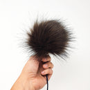 Espresso - Faux Fur Pom Poms-3