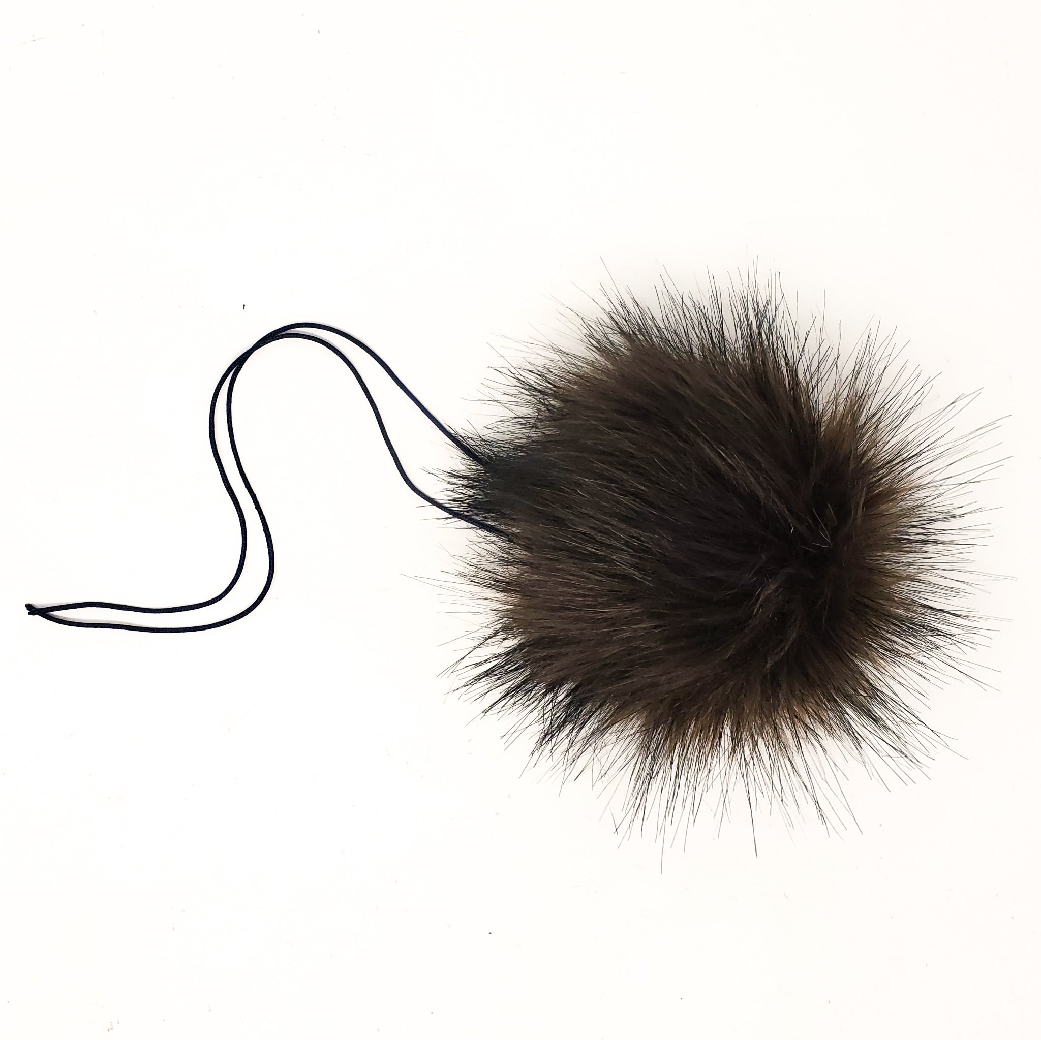 Espresso - Faux Fur Pom Poms - 0