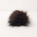 Espresso - Faux Fur Pom Poms-1