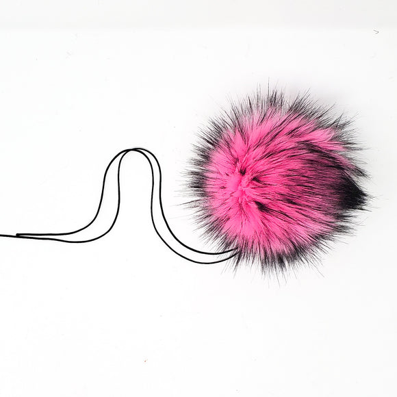 Flamingo Faux Fur Pom Poms