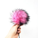 Flamingo Faux Fur Pom Poms-3