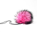 Flamingo Faux Fur Pom Poms-2