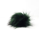 Forest Green - Faux Fur Pom Poms-1