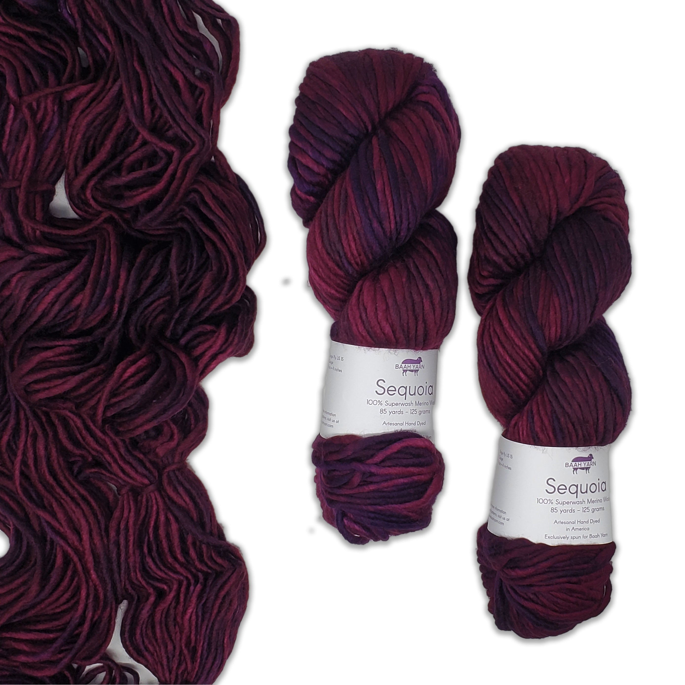 Baah Yarn Sequoia - Garnet