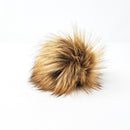 Golden Wolf Faux Fur Pom Poms (NEW FABRIC)-1