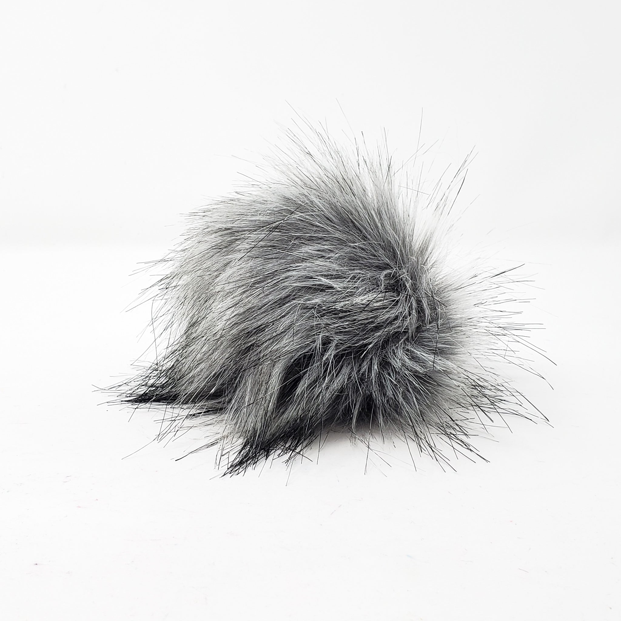 Granite - Faux Fur Pom Poms