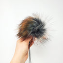 Harvest Faux Fur Pom Poms-3