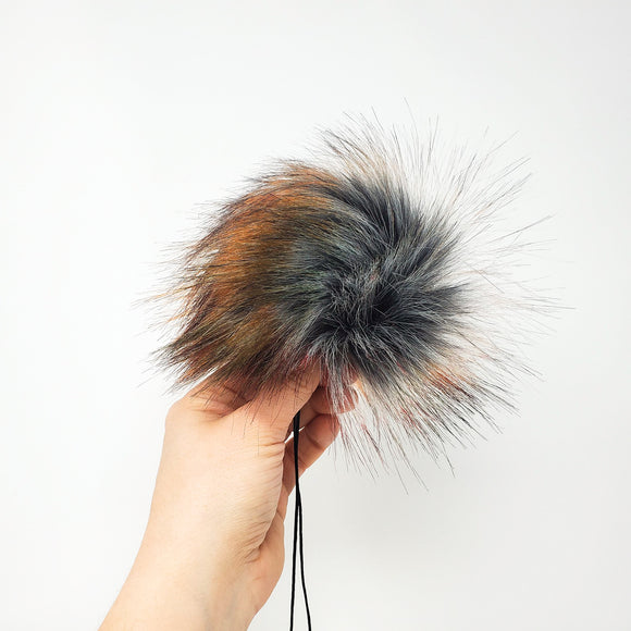 Harvest Faux Fur Pom Poms
