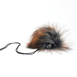 Harvest Faux Fur Pom Poms - 0