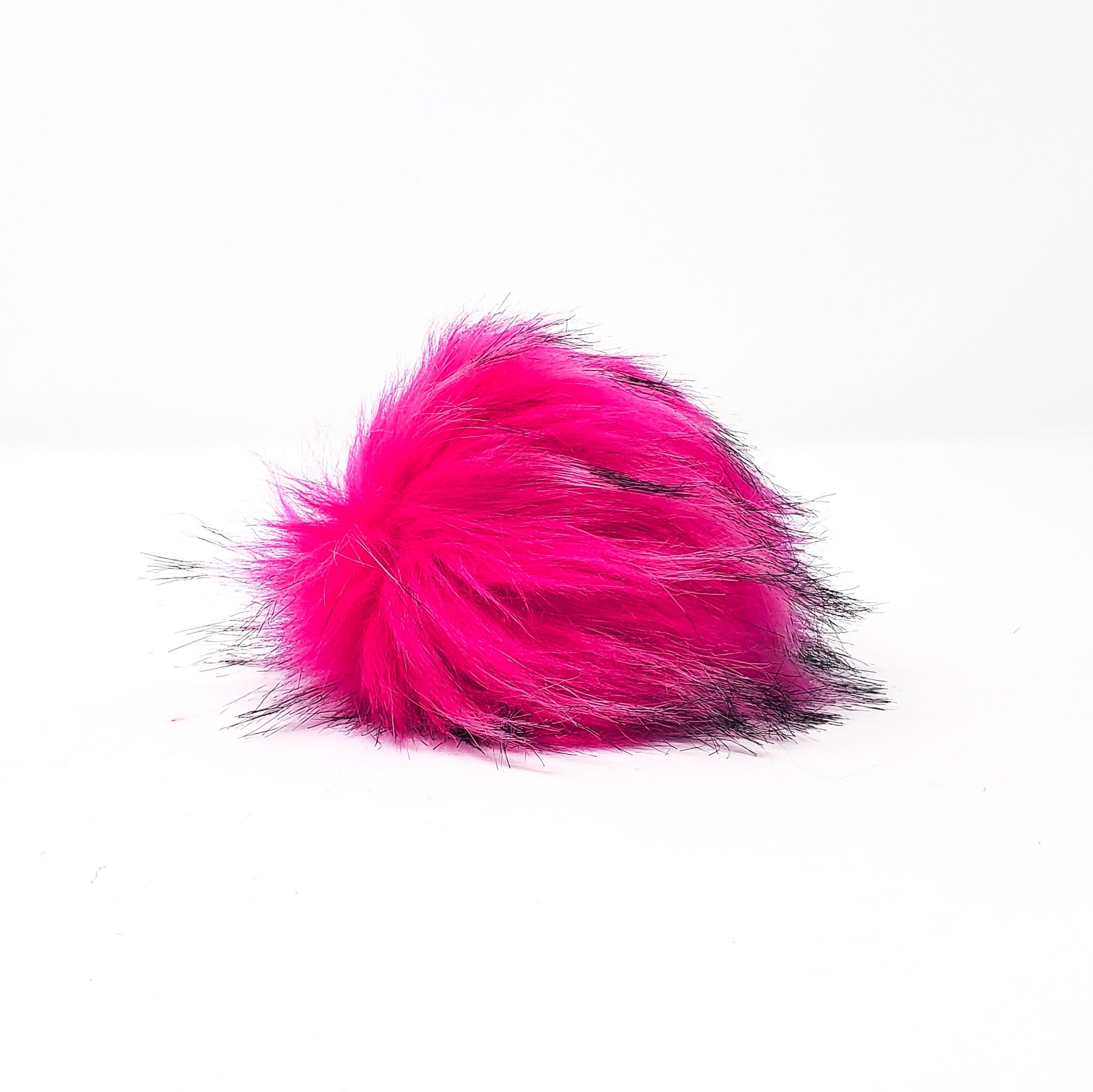 Hot Pink - Faux Fur Pom Poms