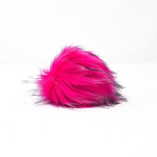 Hot Pink - Faux Fur Pom Poms