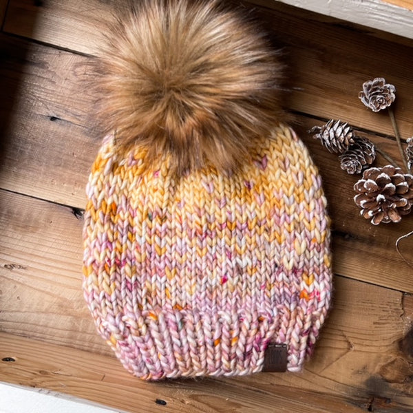 The Sequoia Sunset Hat - Knitting Pattern