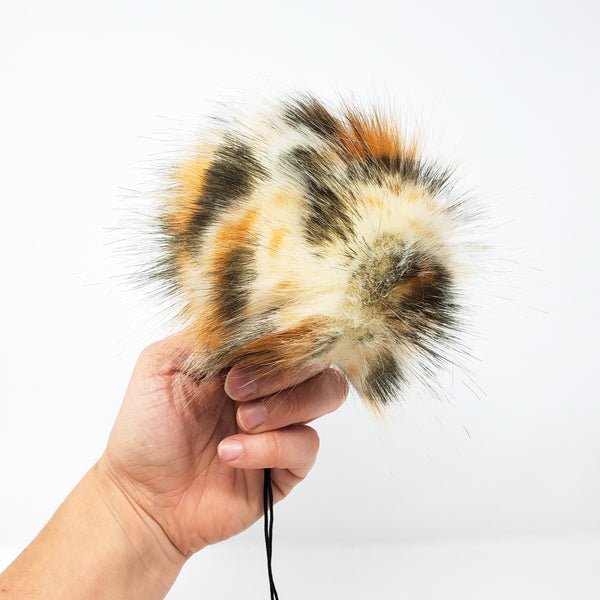 Leopard Fake Fur Faux Fur Fabric by the Metre / Yard