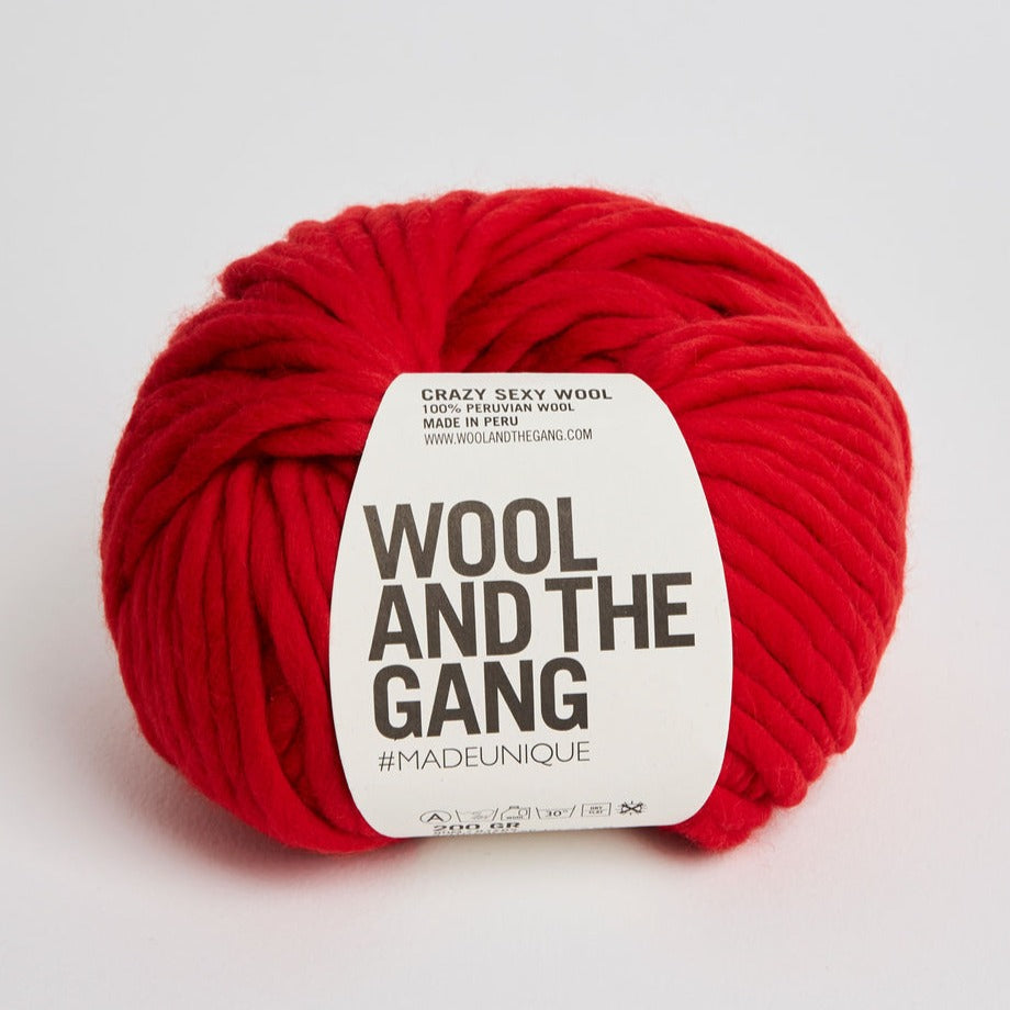 Wool and the Gang | Crazy Sexy Wool | Lipstick Red
