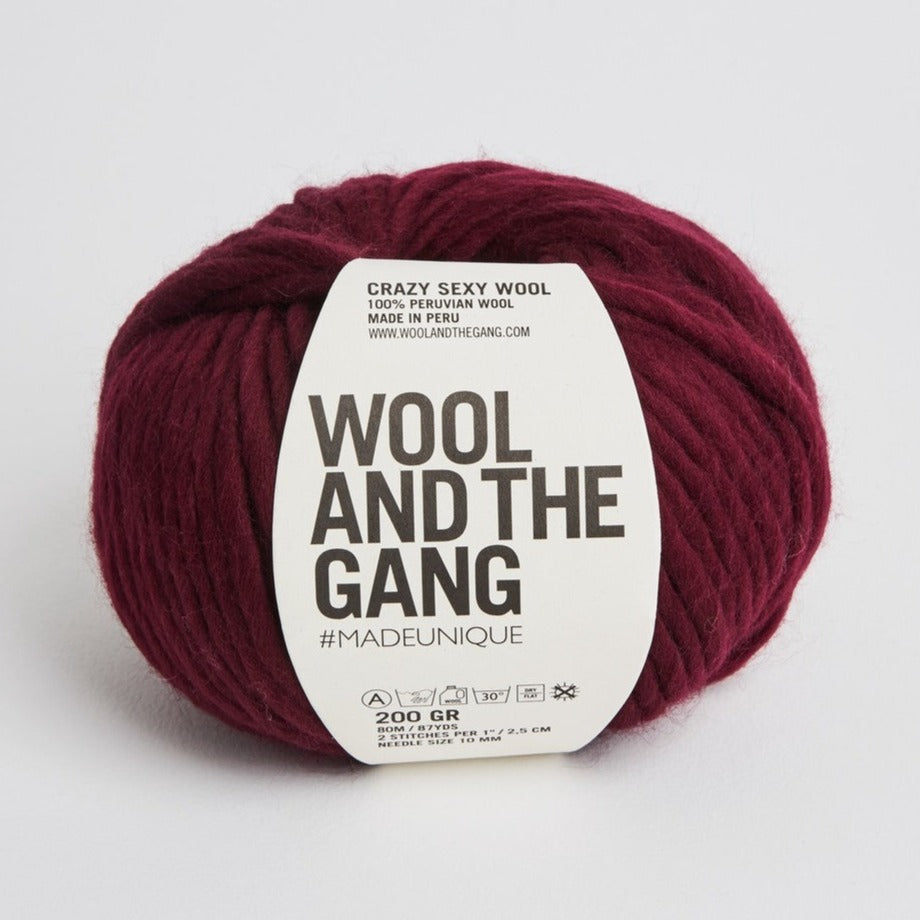 Wool and the Gang | Crazy Sexy Wool | Margaux Red