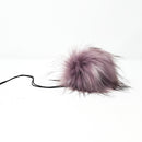 Mauve - Faux Fur Pom Poms-4
