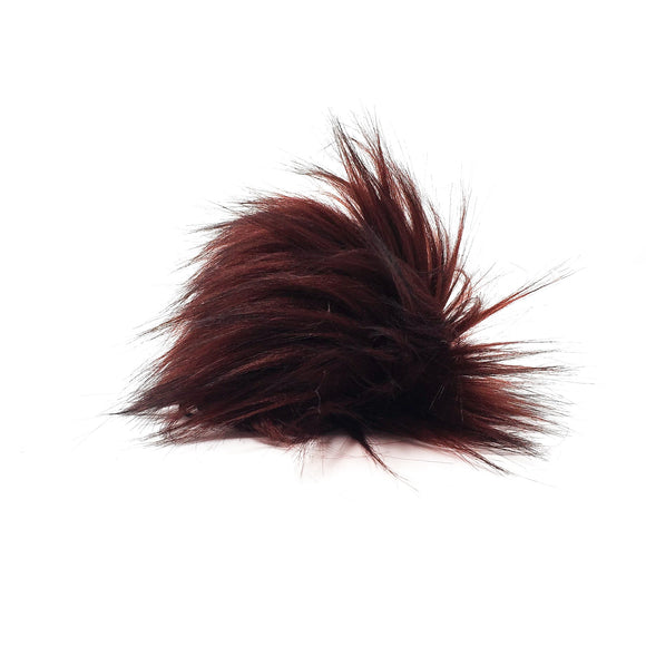 Merlot Fake Fur Faux Fur Fabric by the Metre / Yard