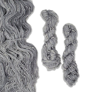 Mini Skein - Sterling - Moon Rock Slub - 0