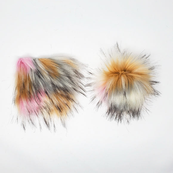 Neapolitan - Faux Fur Pre-Cut DIY Squares