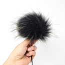 Obsidian - Faux Fur Pom Poms-3