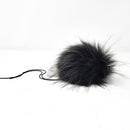 Obsidian - Faux Fur Pom Poms-4