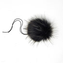 Obsidian - Faux Fur Pom Poms-2