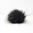 Obsidian - Faux Fur Pom Poms-1