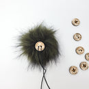 Olive Black Faux Fur Pom Poms (ARCHIVED)-3