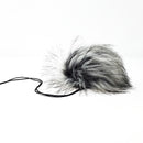 Onyx Faux Fur Pom Poms-2