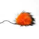 Orange Crush - Faux Fur Pom Poms-4