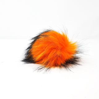 Orange Crush - Faux Fur Pom Poms