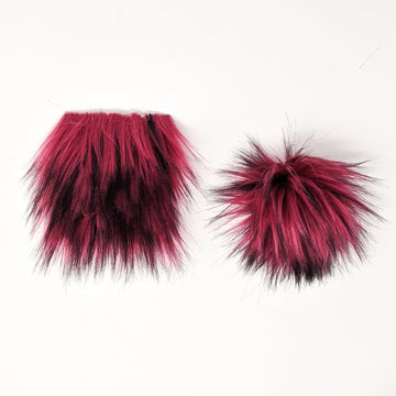 Orchid Pink - Faux Fur Pre-Cut DIY Squares