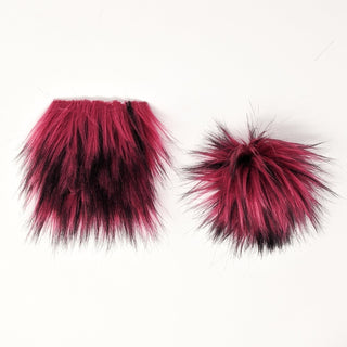 Orchid Pink - MINI Grab Bag Squares - DIY Faux Fur Pom Poms