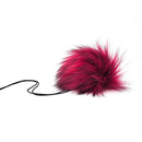 Orchid Pink Faux Fur Pom Poms-2