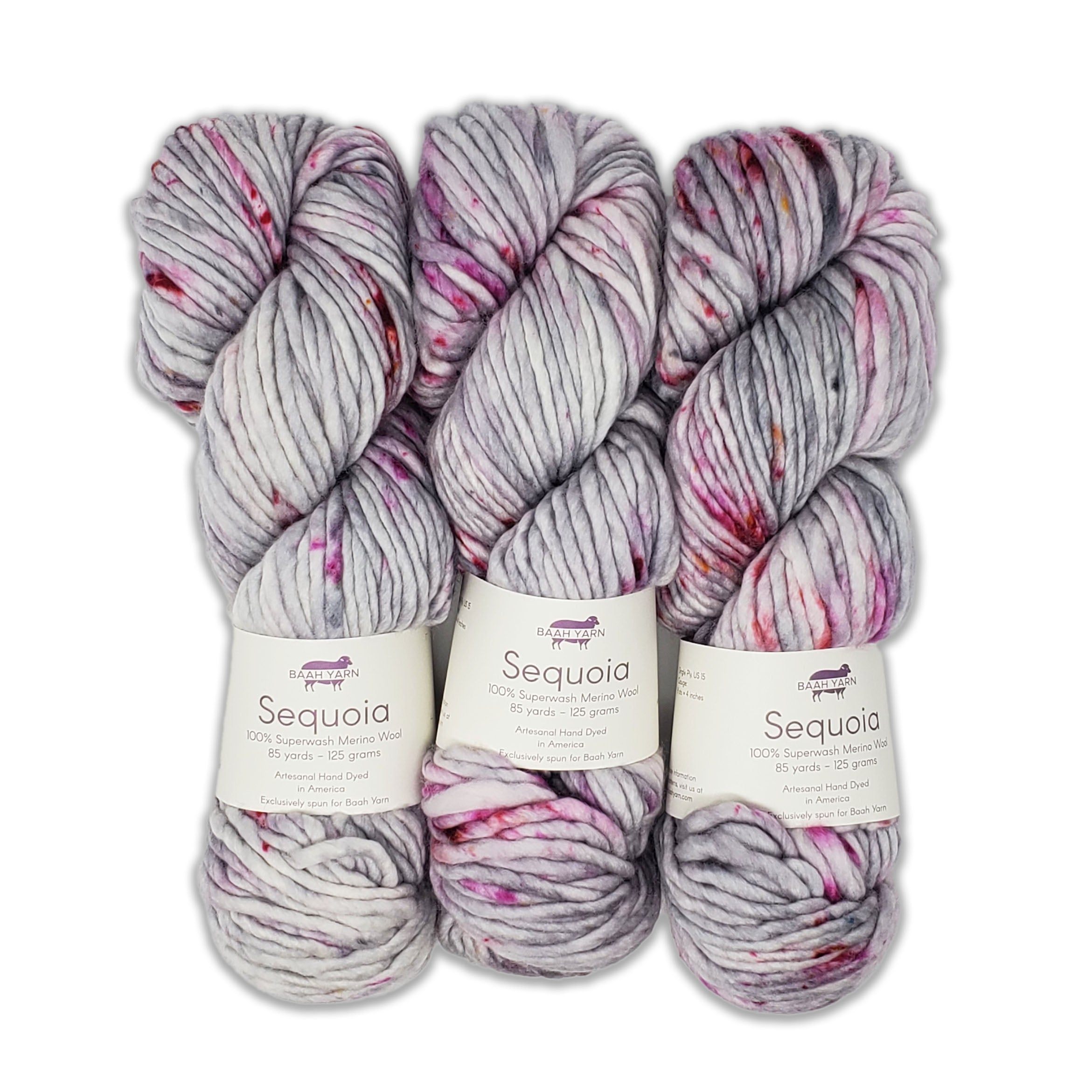 Baah Yarn Sequoia - Pink A Boo - 0