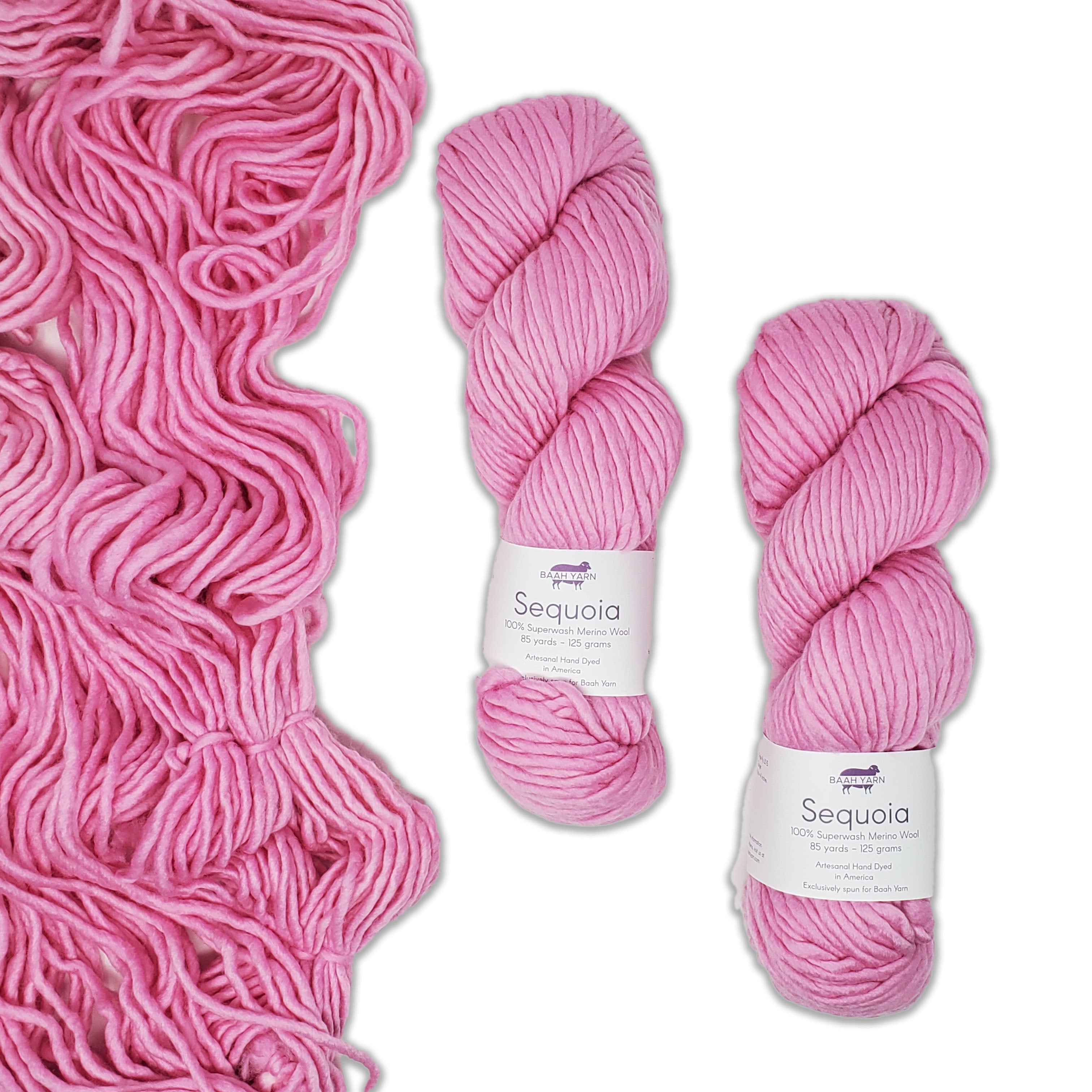 Baah Yarn Sequoia - Pink Nail Polish