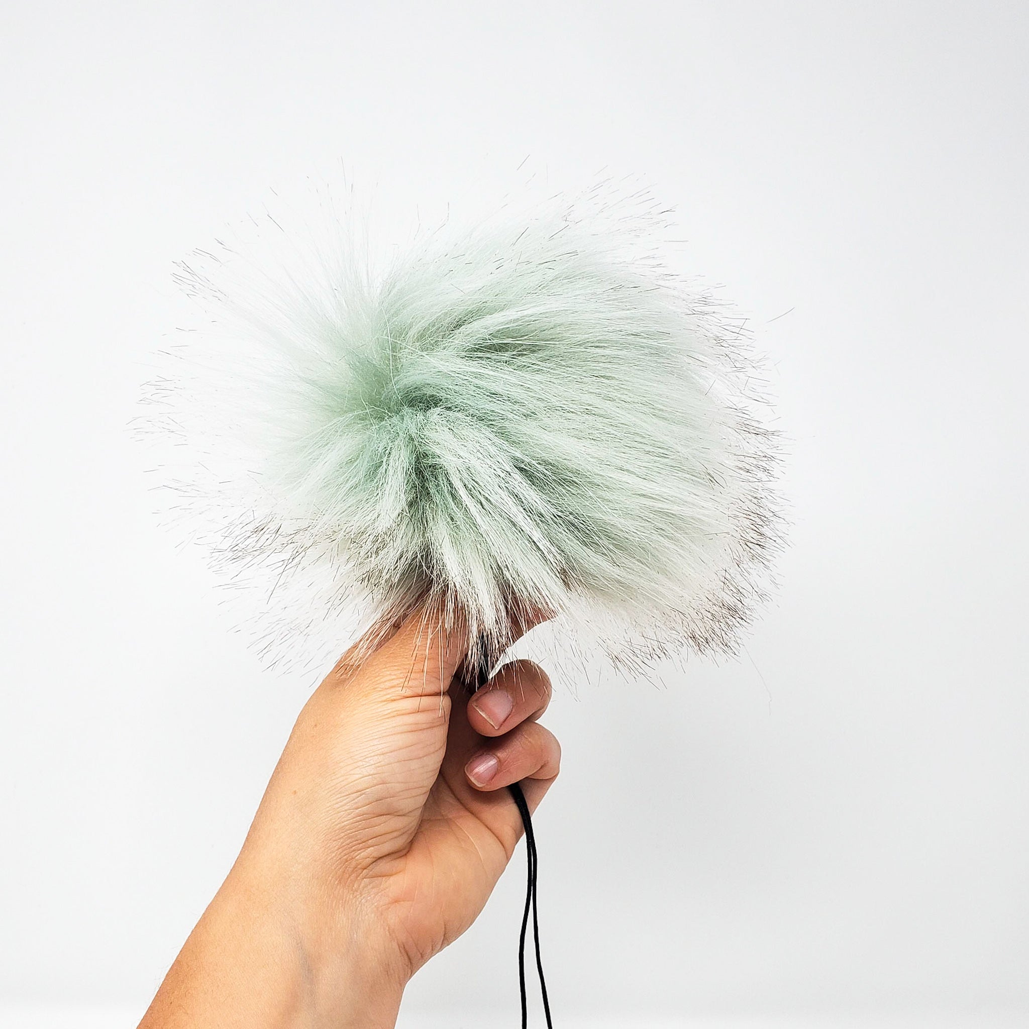 Pistachio - Faux Fur Pom Poms