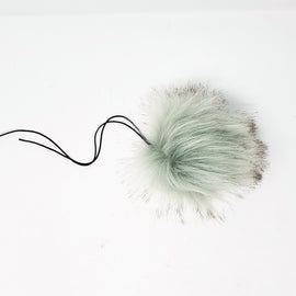 Pistachio - Faux Fur Pom Poms - 0