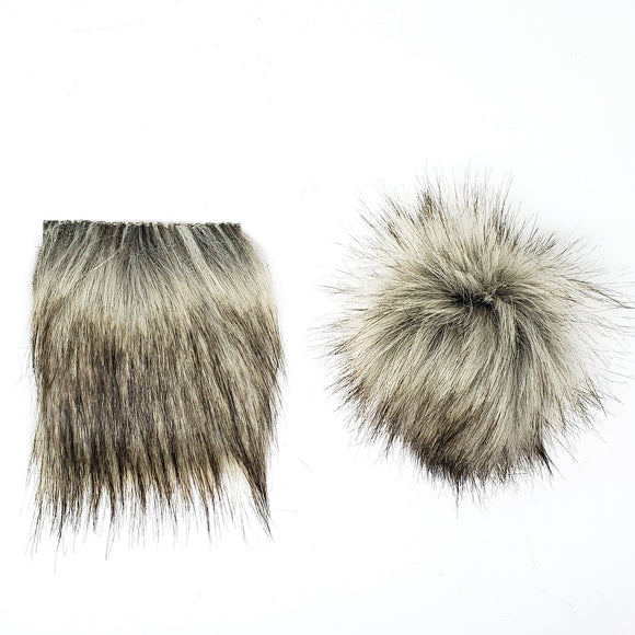 Powder - Faux Fur Pre-Cut DIY Squares