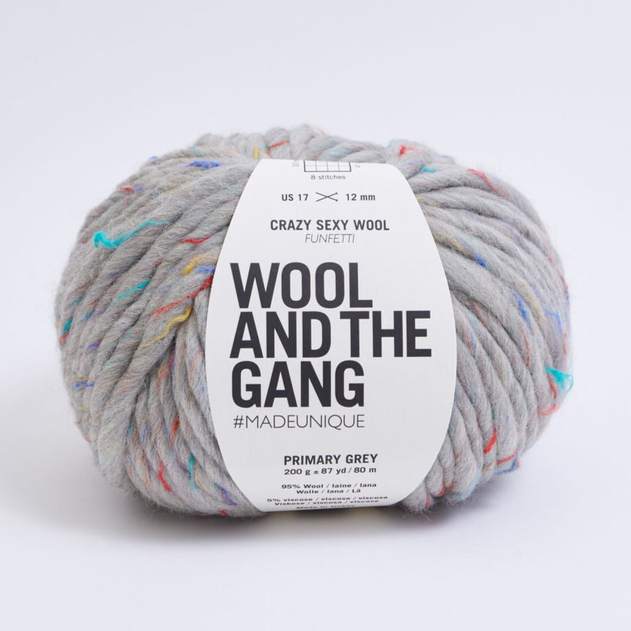 Wool and the Gang | Crazy Sexy Wool | Primary Grey