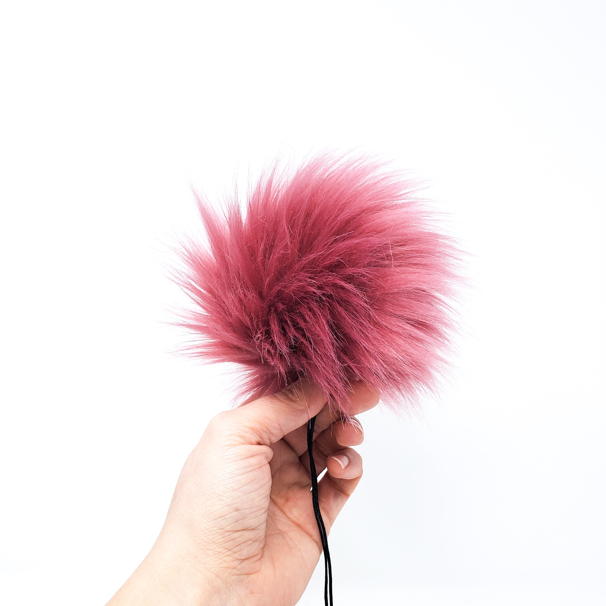 Punch Faux Fur Pom Poms