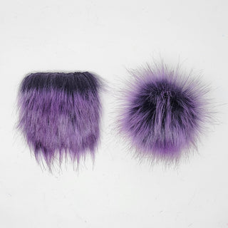 Purple Haze - Faux Fur Pre-Cut DIY Squares
