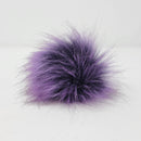 Purple Haze - Faux Fur Pom Poms-1