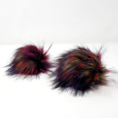 Pyro Faux Fur Pom Poms-7