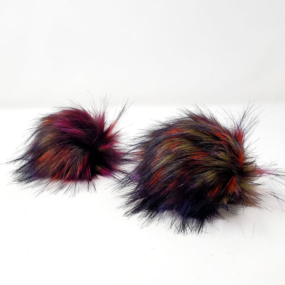 Pyro Faux Fur Pom Poms