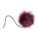 Raspberry 2.0 Faux Fur Pom Poms-4