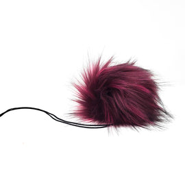Raspberry 2.0 Faux Fur Pom Poms - 0