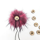 Raspberry Faux Fur Pom Poms (ARCHIVED)-3