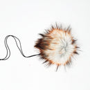 Red Fox - Faux Fur Pom Poms-2