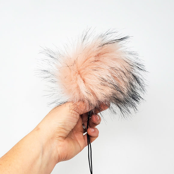 Rosewater - Faux Fur Pom Poms